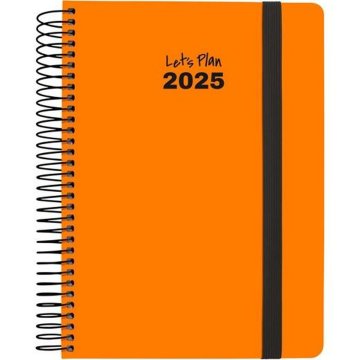 Agenda Grafoplas NEON Oranžová A5 14,8 x 21 cm 2025