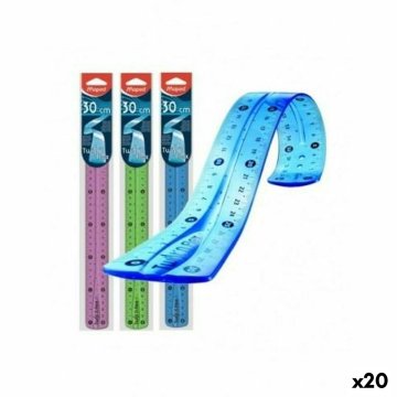 Sada pravítok Maped Twist'n Flex Viacfarebná 30 cm (20 kusov)