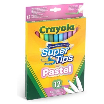 Sada fixiek Pastel Crayola Umývateľný (12 uds)