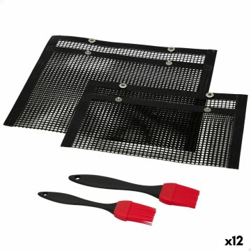 Prenosný Barbeque gril Aktive Silikónové Plastické 27 x 24,5 x 0,4 cm