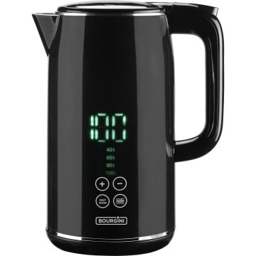 Kanvica Bourgini 235011 KETTLE 2200 W Čierna 1,7 L