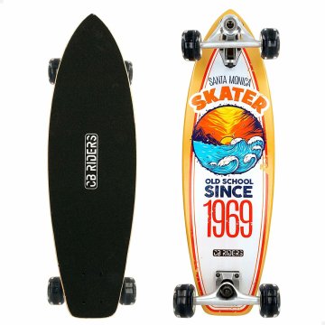 Skejtbord Colorbaby Santa Monica Skater Drevo 74 x 22 cm