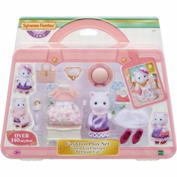 Skladacie figúrky Sylvanian Families The Fashion Suitcase And Big Sister Persian Cat