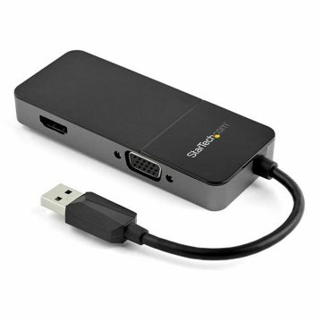 Adaptér USB na VGA/HDMI Startech USB32HDVGA Čierna 4K Ultra HD