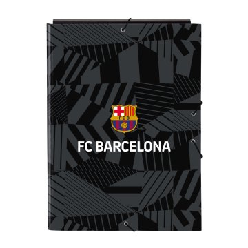 Krúžkové zakladače F.C. Barcelona Black Čierna A4 26 x 33.5 x 2.5 cm