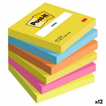 Poznámkový Bloček Post-it 76 x 76 mm Viacfarebná 100 Listy (12 kusov)