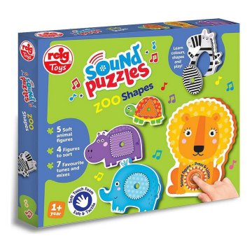 Detské puzzle Reig Zoo Shapes zvierat Muzikál Farma