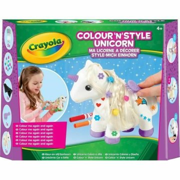 Súprava na ručné práce Crayola Decorate your Unicorn (FR) Červená Viacfarebná