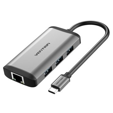 USB rozbočovač Vention CNCHB Čierna Sivá