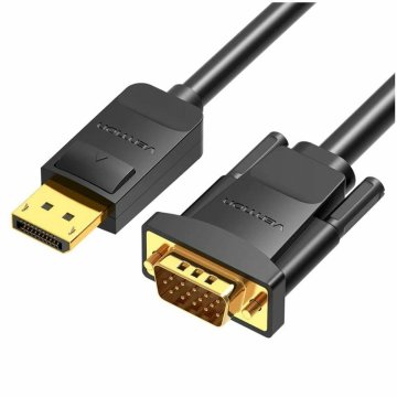 Adaptér DisplayPort na VGA Vention HBLBG Čierna 1,5 m