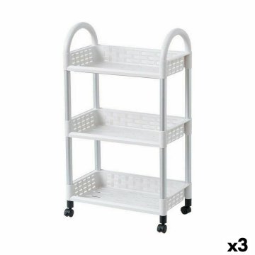 Servírovací vozík Confortime Aluminium Plastické 45 x 25 x 77 cm (3 kusov)