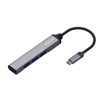 USB rozbočovač Aisens A109-0541 Sivá (1 kusov)