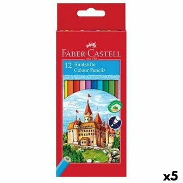 Farbičky Faber-Castell Viacfarebná (5 kusov)