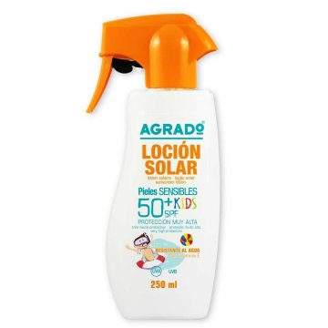 Ochrana pred slnkom pre deti Agrado Detské SPF 50+ 250 ml