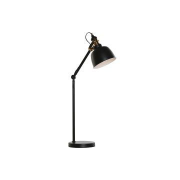 Stolná lampa DKD Home Decor 41 x 18 x 59 cm Čierna Zlatá Kov 220 V 50 W