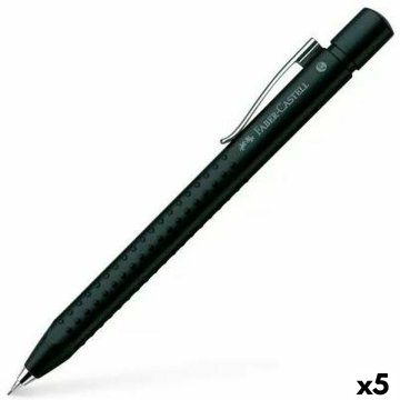 Pentelka Faber-Castell Grip 2011 Čierna 0,7 mm (5 kusov)