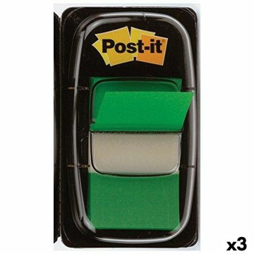 Samolepiace bločky Post-it Index 25 x 43 mm zelená (3 kusov)