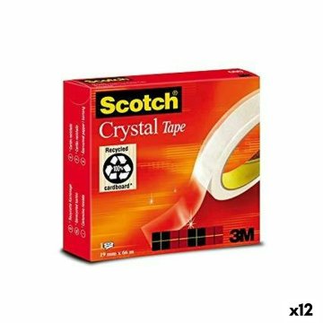 Lepiaca Páska Scotch Crystal Transparentná 19 mm x 66 m (12 kusov)