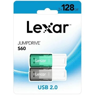 USB flash disk Lexar JUMPDRIVE S60 zelená Sivá 128 GB