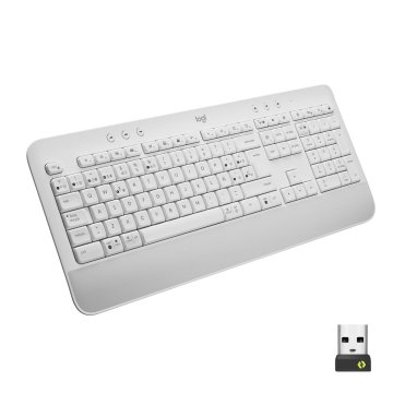 Klávesnica Logitech 920-010971 Španielska Qwerty Biela