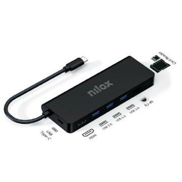 USB rozbočovač Nilox 4k HDMI