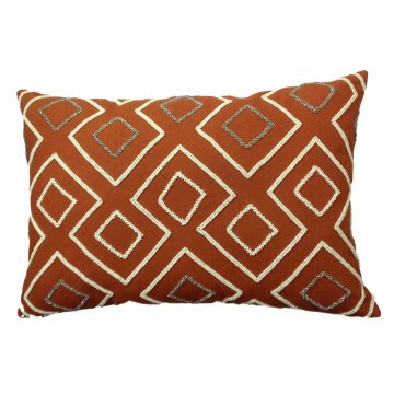 Poťah na vankúš DKD Home Decor 60 x 1 x 40 cm Terakota Geometrický