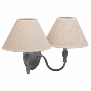 Nástenná lampa Alexandra House Living Biela Sivá 220-240 V 23 x 28 x 34 cm