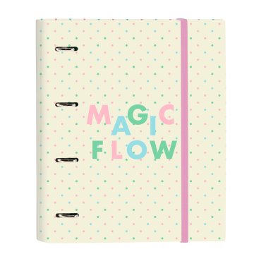 Krúžkové zakladače Glow Lab Magic flow Béžová (27 x 32 x 3.5 cm)