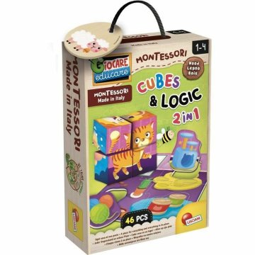 Vzdelávacia hra Lisciani Giochi Cubes & Logic 2 in1 (FR)