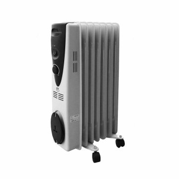 Olejový radiátor (7 rebier) EDM Biela 1500 W