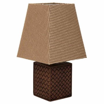 Stolná lampa Alexandra House Living Gaštanová Polyesterová živica 220-240 V 13 x 24 x 13 cm