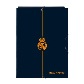 Krúžkové zakladače Real Madrid C.F. 2nd Kit 24/25 Námornícka modrá A4 26 x 33.5 x 2.5 cm