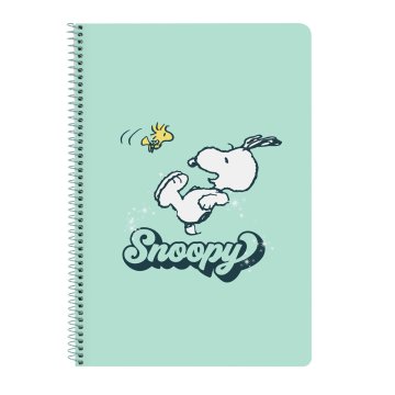 Zošiť Snoopy Groovy zelená A4 80 Listy