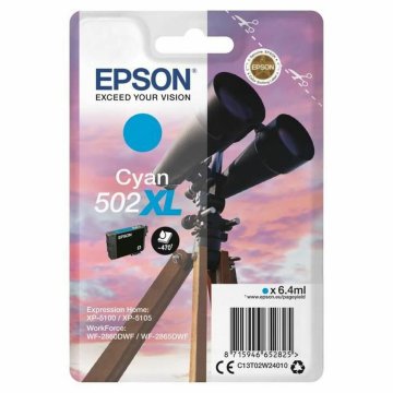 Originálne atramentové náplne Epson C13T02W24020 Čierna Azúrová