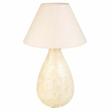 Stolná lampa Alexandra House Living Krém Železo 33 x 60 x 33 cm