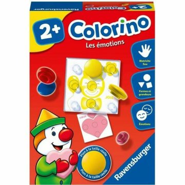 Hra na vzdelávanie detí Ravensburger Colorino - Emotions Žltá Ružová (Francúzština) (FR)