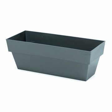 Kvetináč na okno Plastiken Limited Antracit 12 x 30 cm