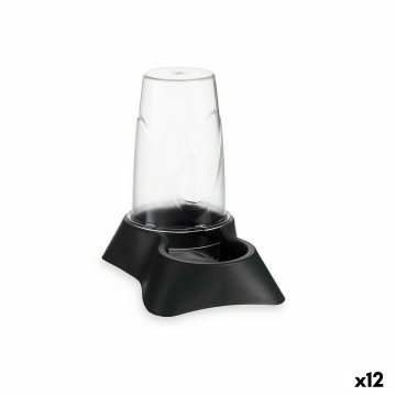 Misky pre domáce zvieratá Transparentná Antracit Polypropylén 650 ml 12,5 x 18 x 19 cm