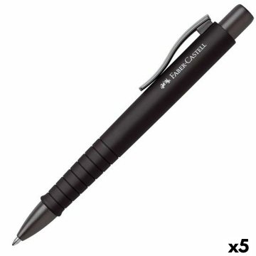 Pero Faber-Castell Poly Ball XB Čierna (5 kusov)