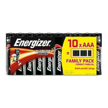 Alkalické Batérie Energizer 630066 AAA LR03 (10 uds)