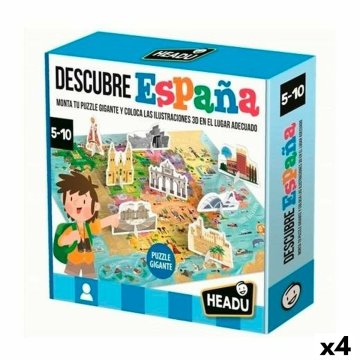 Vzdelávacia hra HEADU Descubre España (4 kusov)