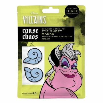 Maska na očné okolie Mad Beauty Disney Villains Ursula (6 x 5 ml)