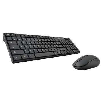 Klávesnica a myš Bluestork BLU3760162063431 AZERTY Čierna