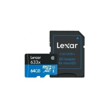 Micro SD karta Lexar HIGH-PERFORMANCE 633X 64 GB