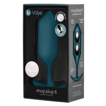 Análna zástrčka B-Vibe 6 Modrá Azul Océano