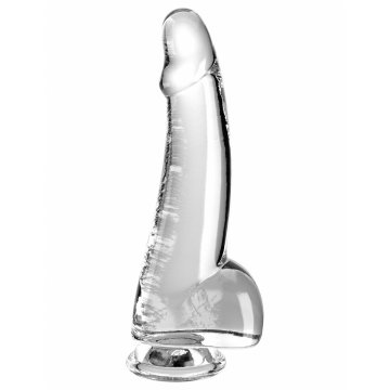 Dildo Pipedream King Cock Clear TPE