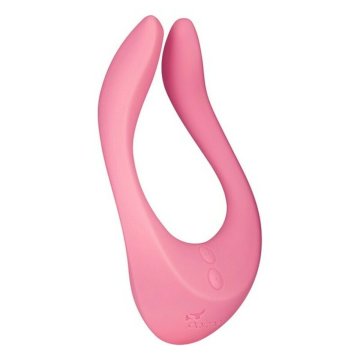 Multifun 2 Couples - Masážny Prístroj Satisfyer Partner Ružová