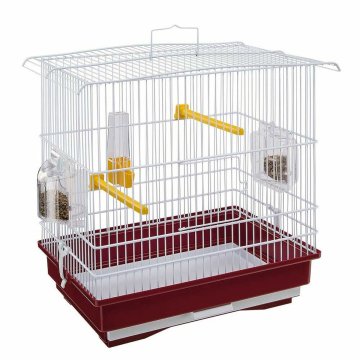 Bird Cage Ferplast Giusy Červená Biela