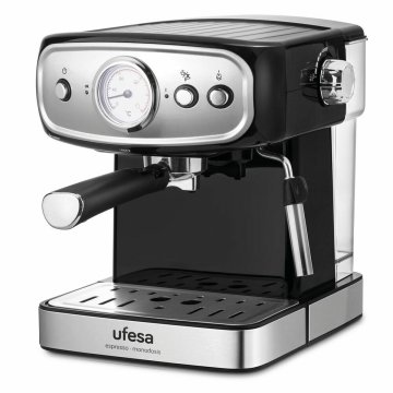 Ručný prístroj na espresso UFESA CE7244 1,5 L Čierna Striebristý 850 W