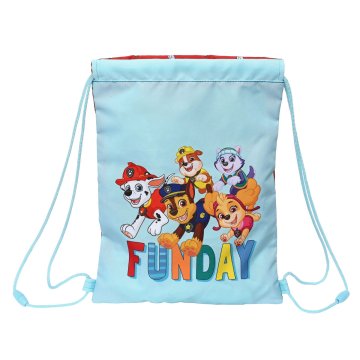 Batoh so šnúrkami The Paw Patrol Funday Červená Svetlá modrá (26 x 34 x 1 cm)